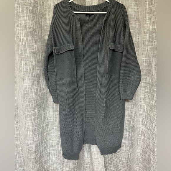 Roolee Dusty Blue Cardigan Size Small - Picture 1 of 8